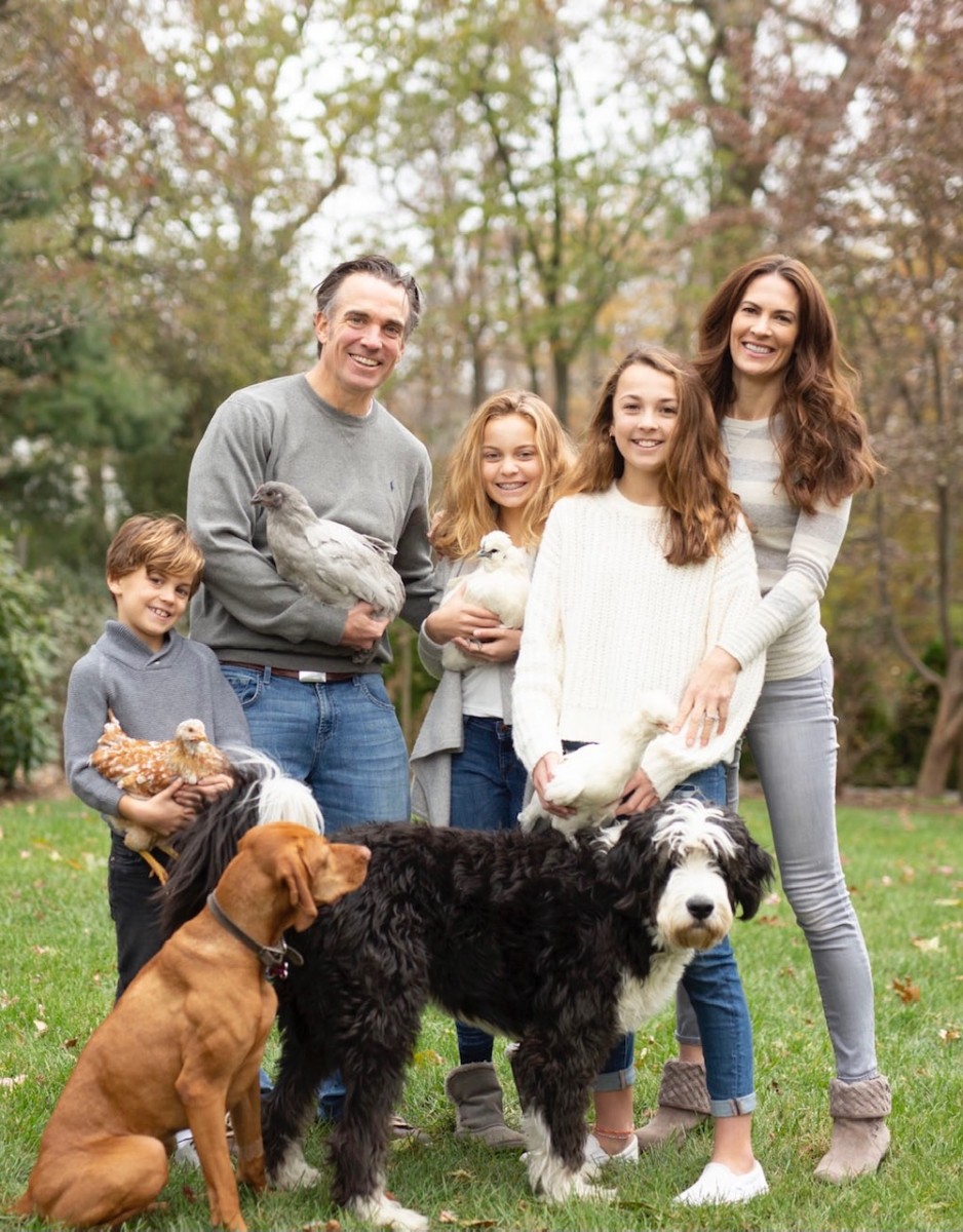 Corinne  age 15
Claire      age 13
Hank       age 9
Pets  Wolfie & Rosie  
